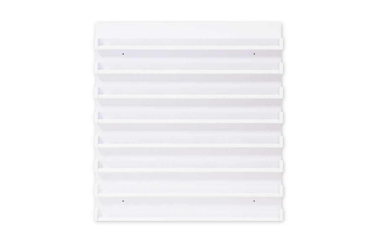 Nail Polish Rack White J & A Pedicure Spa Chair Collection
