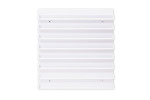 Nail Polish Rack White J & A Pedicure Spa Chair Collection