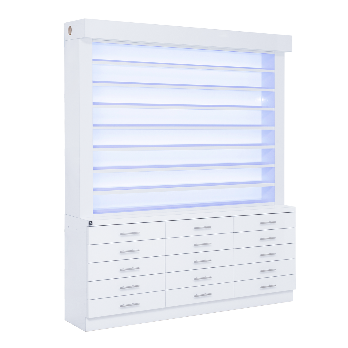 Single Sided Double-Tier Polish Display/Cabinet