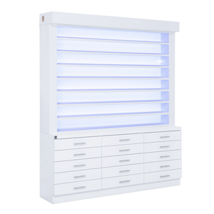 Single Sided Double-Tier Polish Display/Cabinet