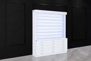 Single Sided Double-Tier Polish Display/Cabinet