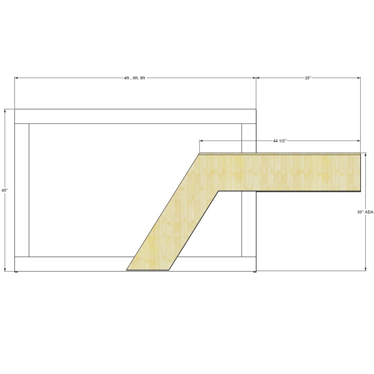 Quad Tech Class 1 Reception Desk - image 4