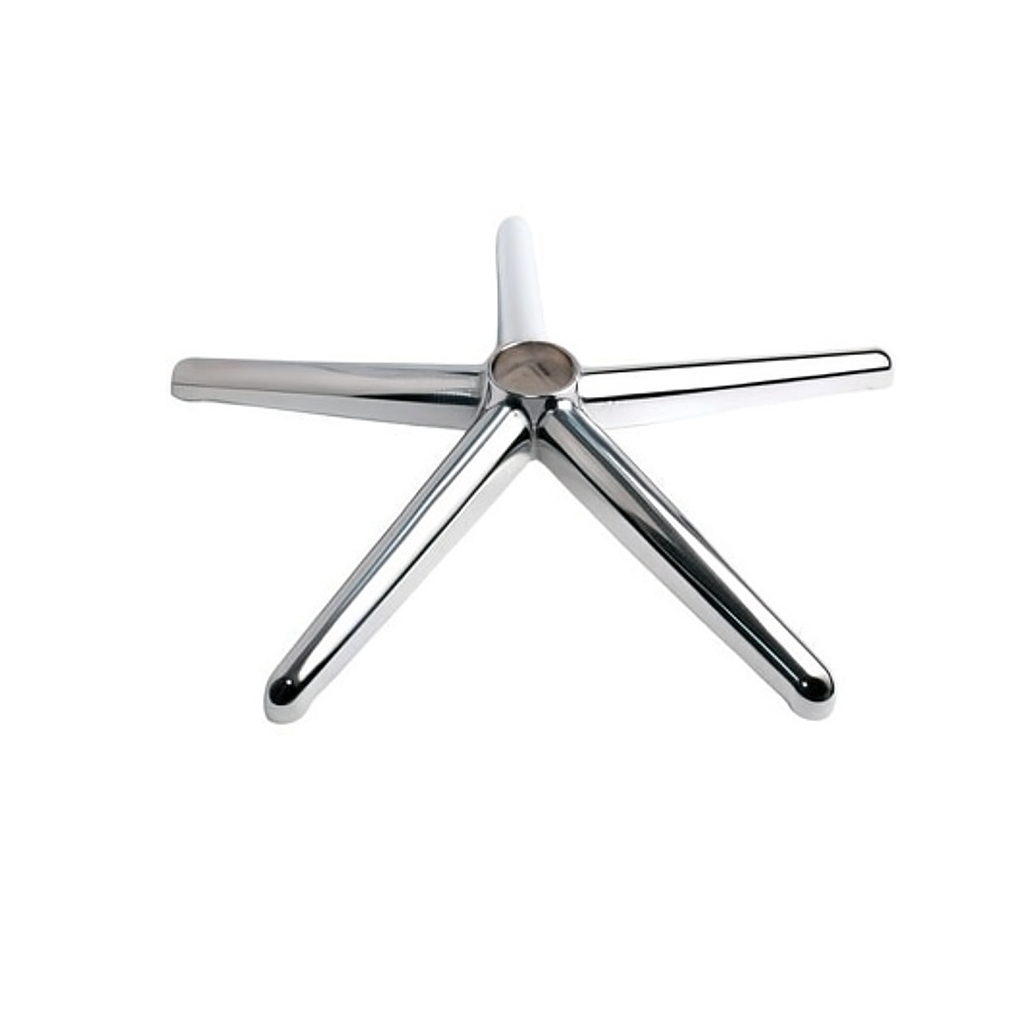 5-Leg Chrome Wheelbase (Without Wheels) for EURO, Cookie & MSTO Stools – Durable Replacement Chair Base