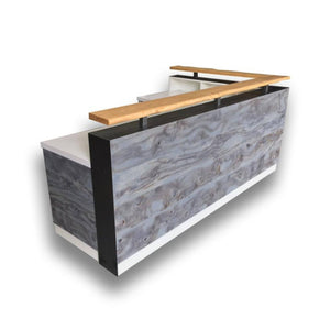 Memphis Reception Desk - Reclaimed wood reception Desk- Rustic Reception Desk - image 30