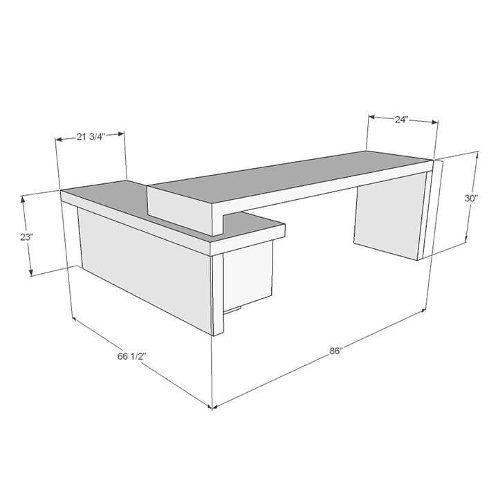 Delta Executive Office Desk - image 2