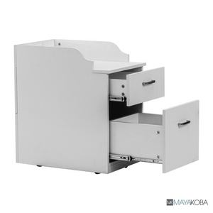AVIGNON Pedicart with Back Cabinet - 2-Drawer