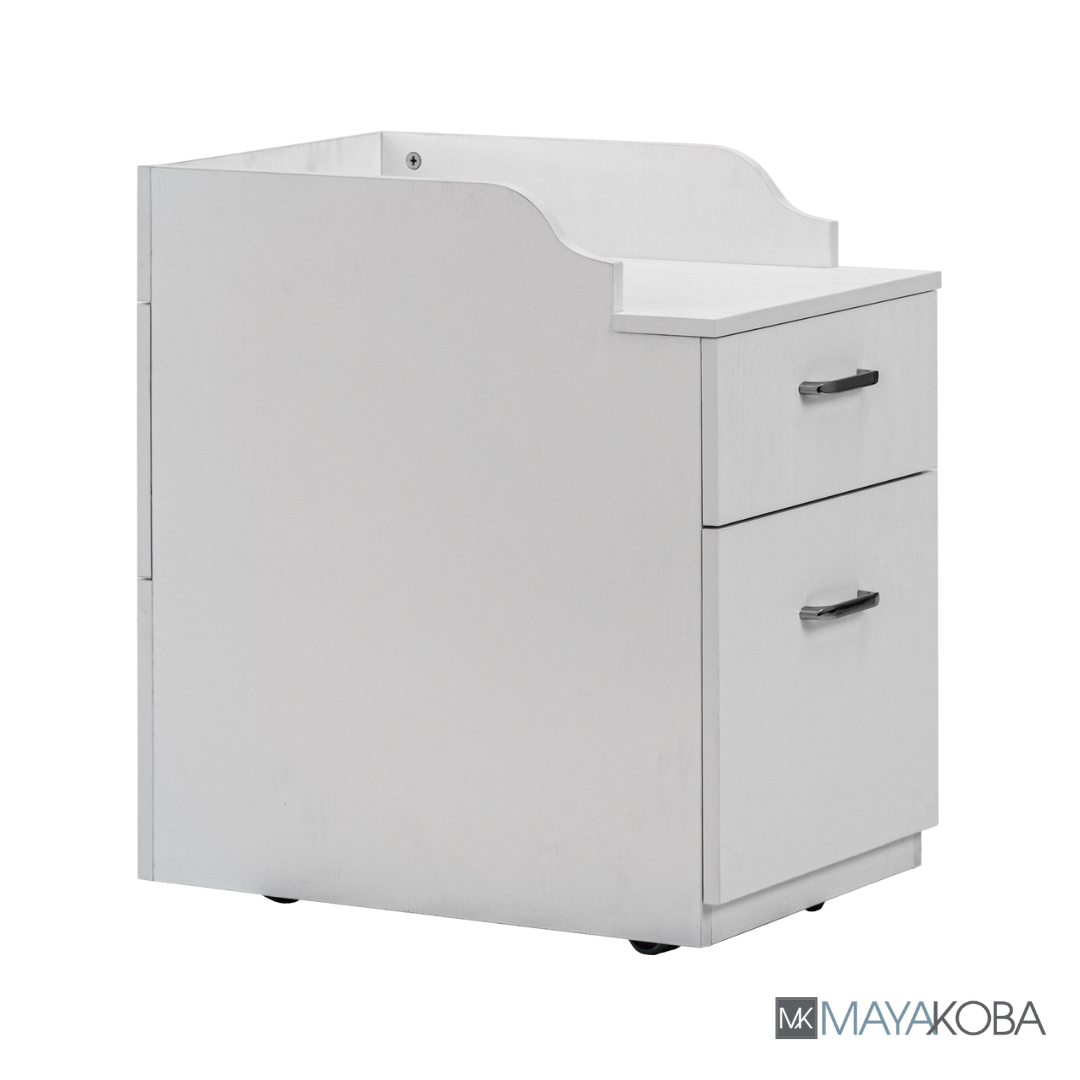 AVIGNON Pedicart with Back Cabinet - 2-Drawer