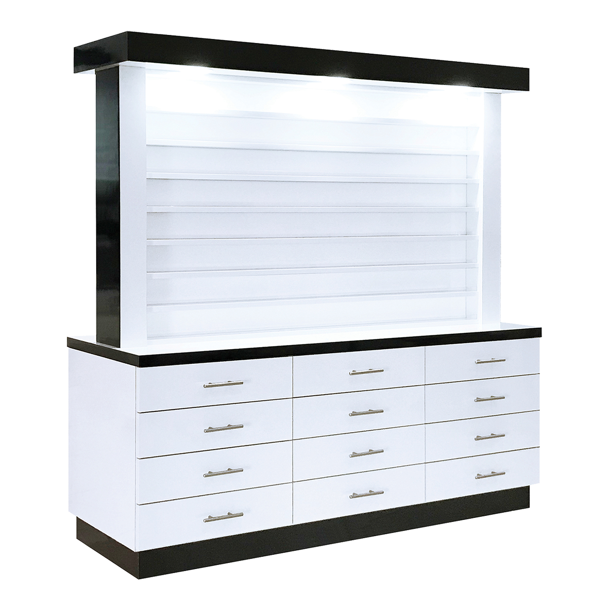 Double Sided Cabinet/ Polish and Powder Display