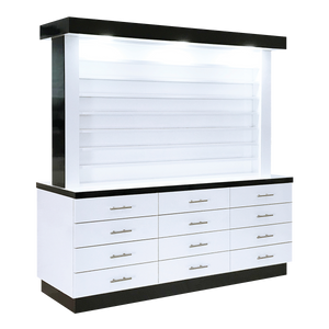Double Sided Cabinet/ Polish and Powder Display