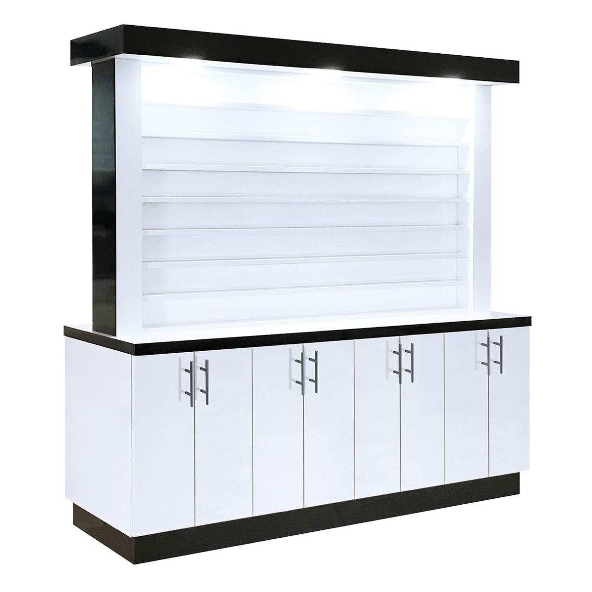 Double Sided Cabinet/ Polish and Powder Display