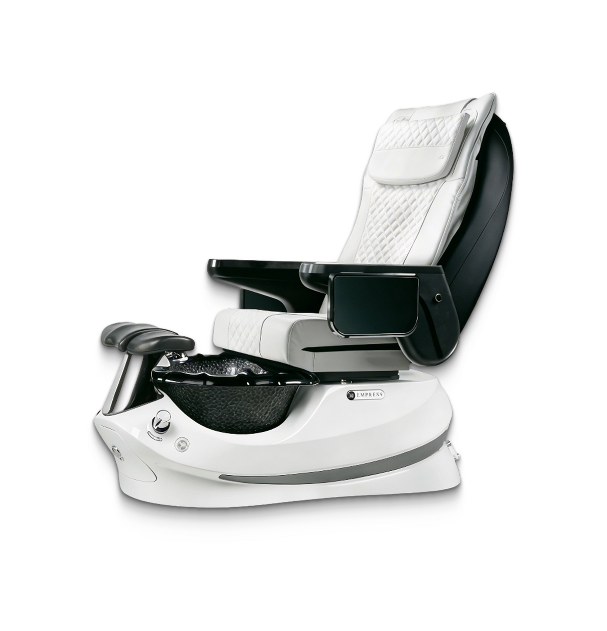 J & A Empress G5 pedicure spa chair — White blue tub