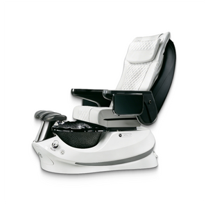 J & A Empress G5 pedicure spa chair — White blue tub