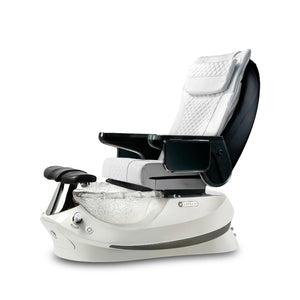 J & A Empress G5 pedicure spa chair — White white tub