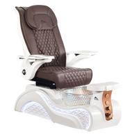 Cuero PU color chocolate / Negro / Holograma