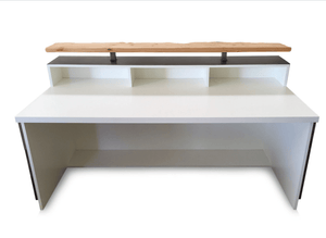 Memphis Reception Desk - Reclaimed wood reception Desk- Rustic Reception Desk - image 29