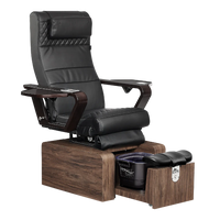 Black PU leather / Mahogany Glow