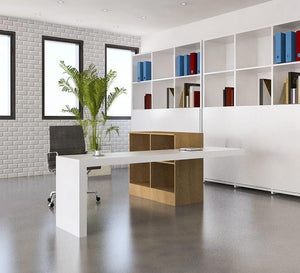Zepher Reception Desk Workstation - image 1