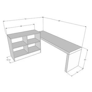 Zepher Reception Desk Workstation - image 3
