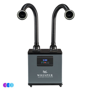 Aerovex Whisper™ Nail Salon Source Capture System | Dual Station