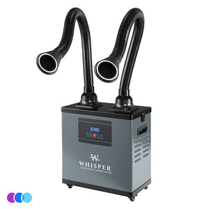 Aerovex Whisper™ Nail Salon Source Capture System | Dual Station