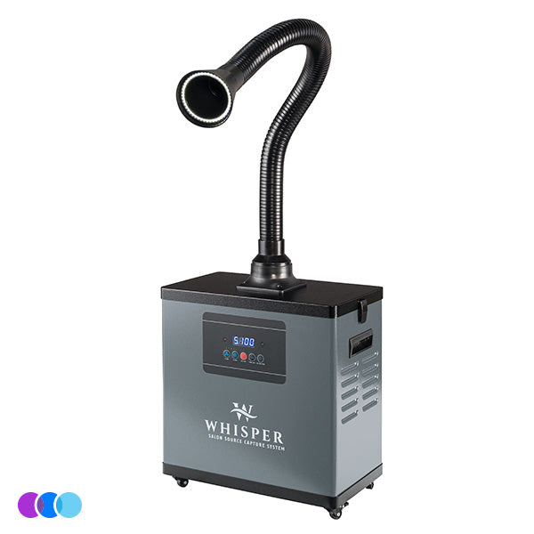 Aerovex Whisper™ Nail Salon Source Capture System | Single Station