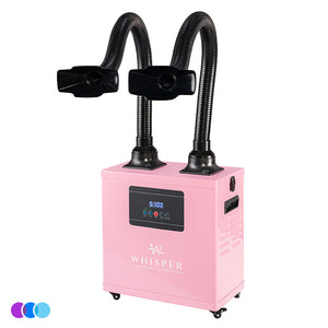 Aerovex Whisper™ Nail Salon Source Capture System | Dual Station