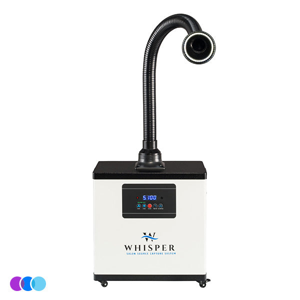 Aerovex Whisper™ Nail Salon Source Capture System | Single Station
