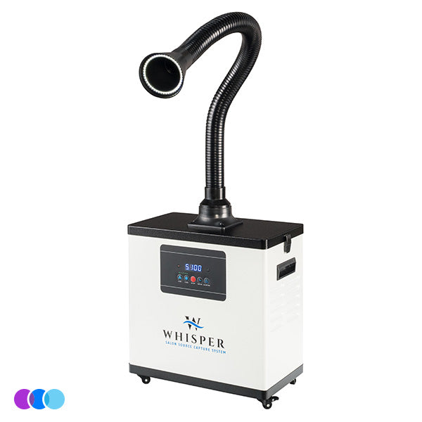Aerovex Whisper™ Nail Salon Source Capture System | Single Station