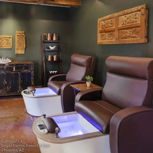 Living Earth Crafts - Silla de spa para pedicura Contour LX