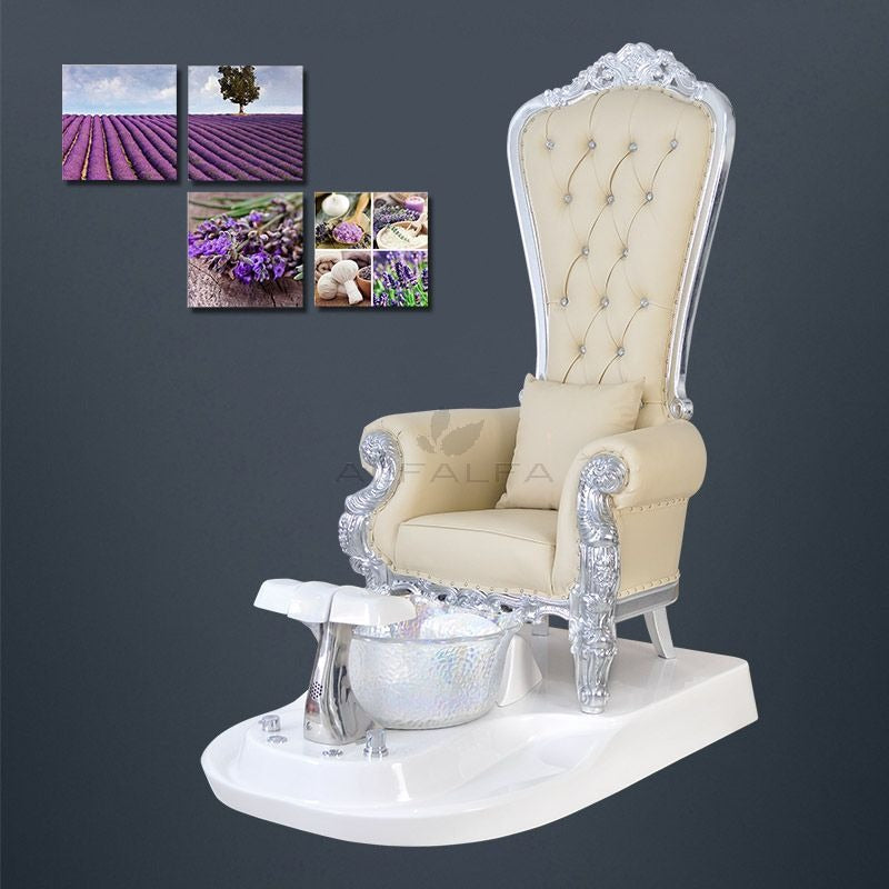 Royal White Pearl Pedispa có lắp đặt 