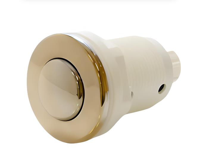 Champagne Gold  Air Switch On/Off Button -Gold