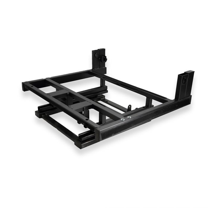 Complete Seat Frame (G460-2) Pivot Armrest Type for Chairs - Durable Metal Structure, Adjustable