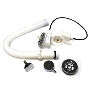 New Popup Waste Assembly with Overflow Drain - High-Quality, Durable, Easy to Install