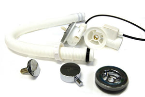 New Popup Waste Assembly with Overflow Drain - High-Quality, Durable, Easy to Install