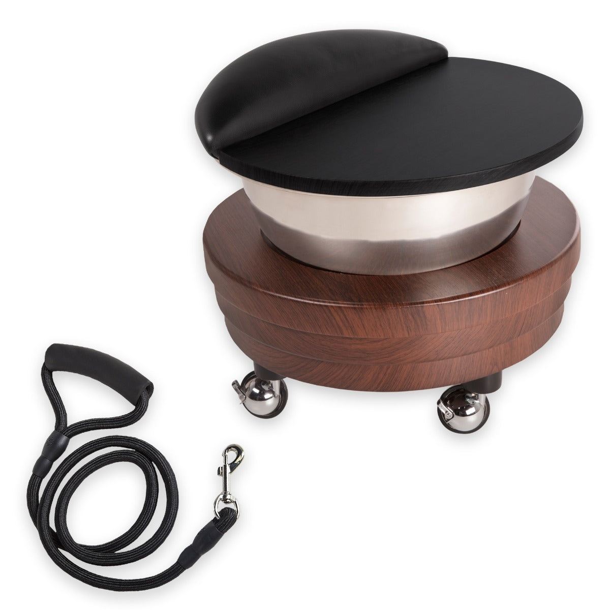 Pedi Roll-Up™ - Bowl w/Footrest, Lid, & Leash - image 1