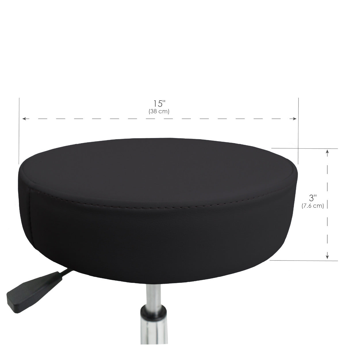Living Earth Crafts - Pneumatic Rolling Massage Stool (w/Optional Backrest) product image 9