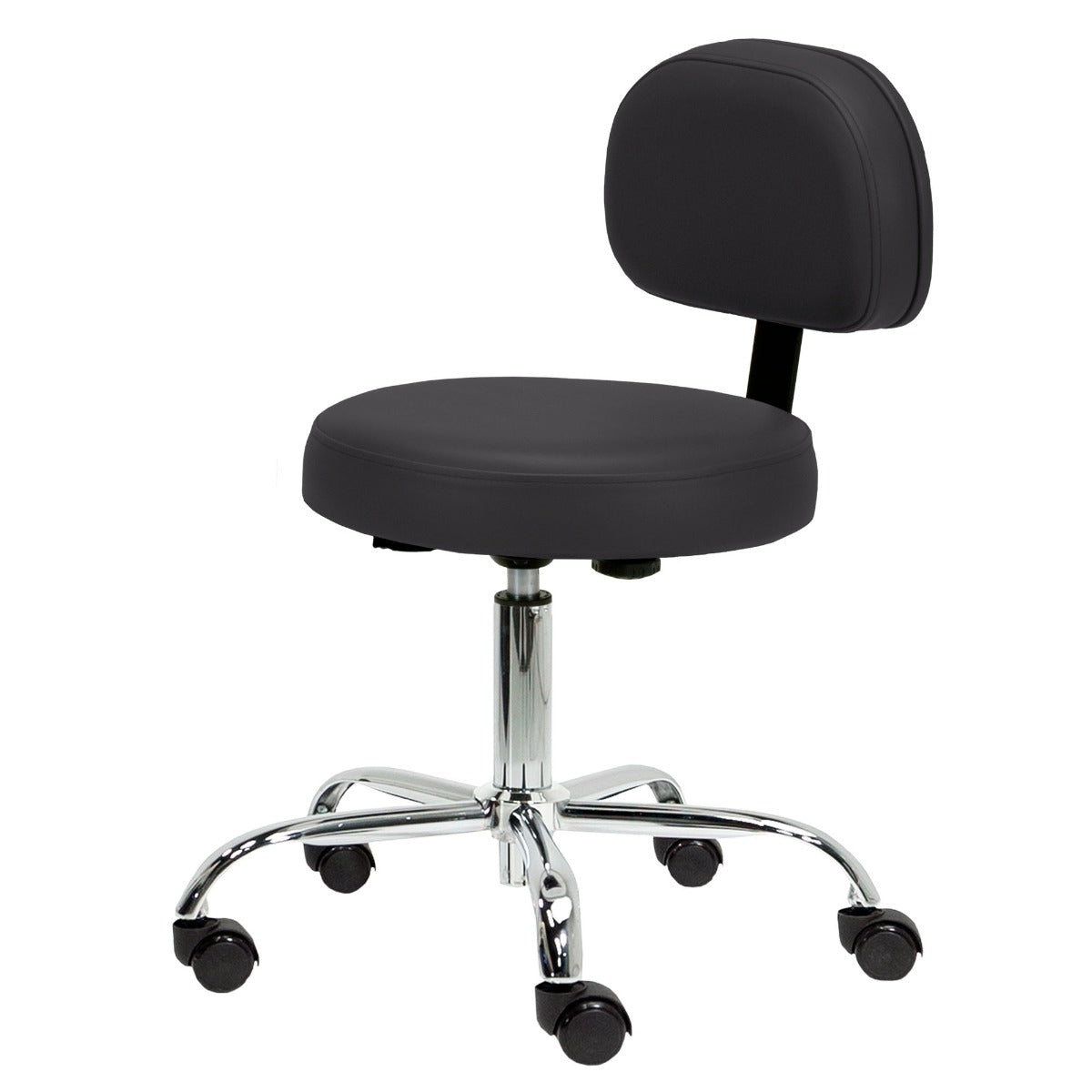 Pneumatic Rolling Massage Stool (w/Optional Backrest) - image 1