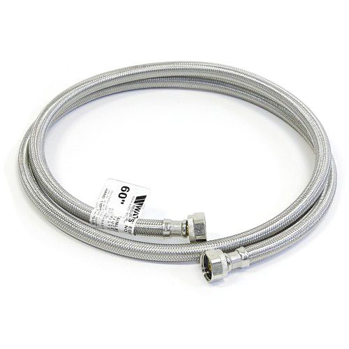 Braided Supply Hose for Salon Equipment - Durable Stainless Steel, High Pressure
