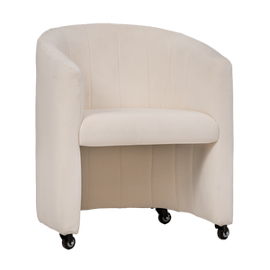 Whale Spa Kira Customer Chair in Suede Cream