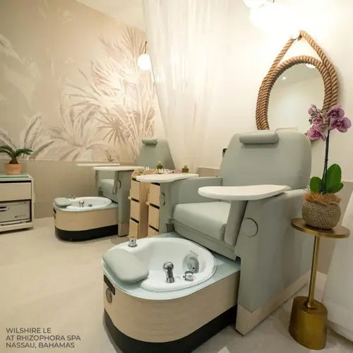 Living Earth Crafts - Silla de spa y pedicura Wilshire LE