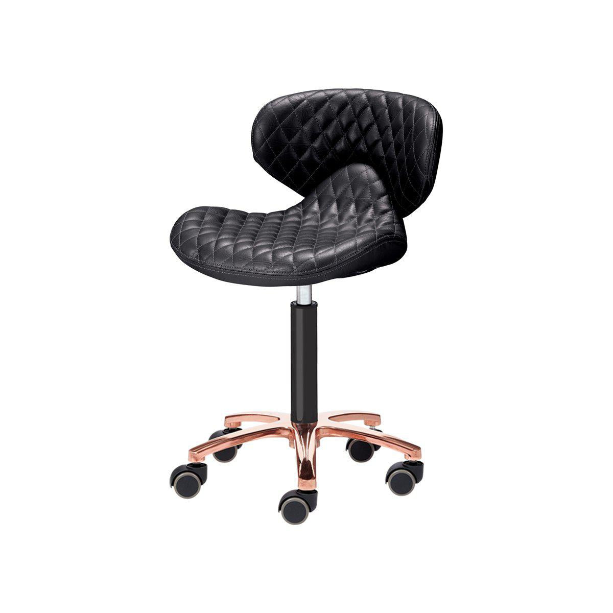 Whale Spa - Diamond Technician Stool Rose Gold - Superb Nail Supply
