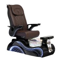 Cuero PU color chocolate / Negro / Holograma
