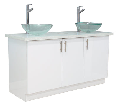 Whale Spa - Double Sink With Center Hole Cabinet