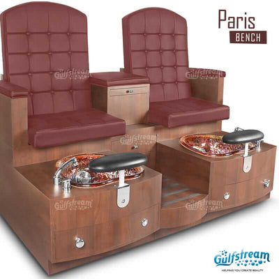 Gulfstream - Paris Double Bench Pedicure Spa