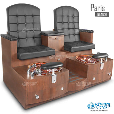 Gulfstream - Paris Double Bench Pedicure Spa
