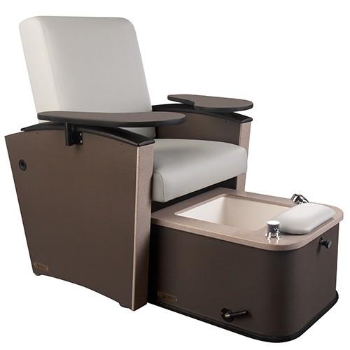 Living Earth Crafts - Mystia™ Pedicure Chair with Plumbed Footbath - Superb Nail Supply