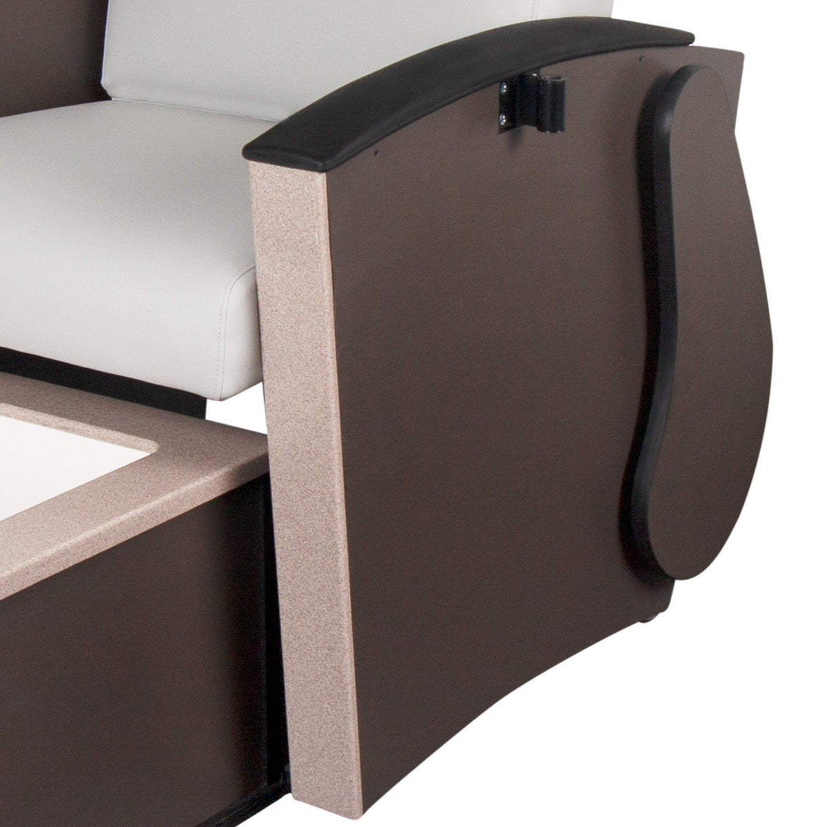 Living Earth Crafts - Mystia™ Pedicure Chair with Plumbed Footbath - Superb Nail Supply